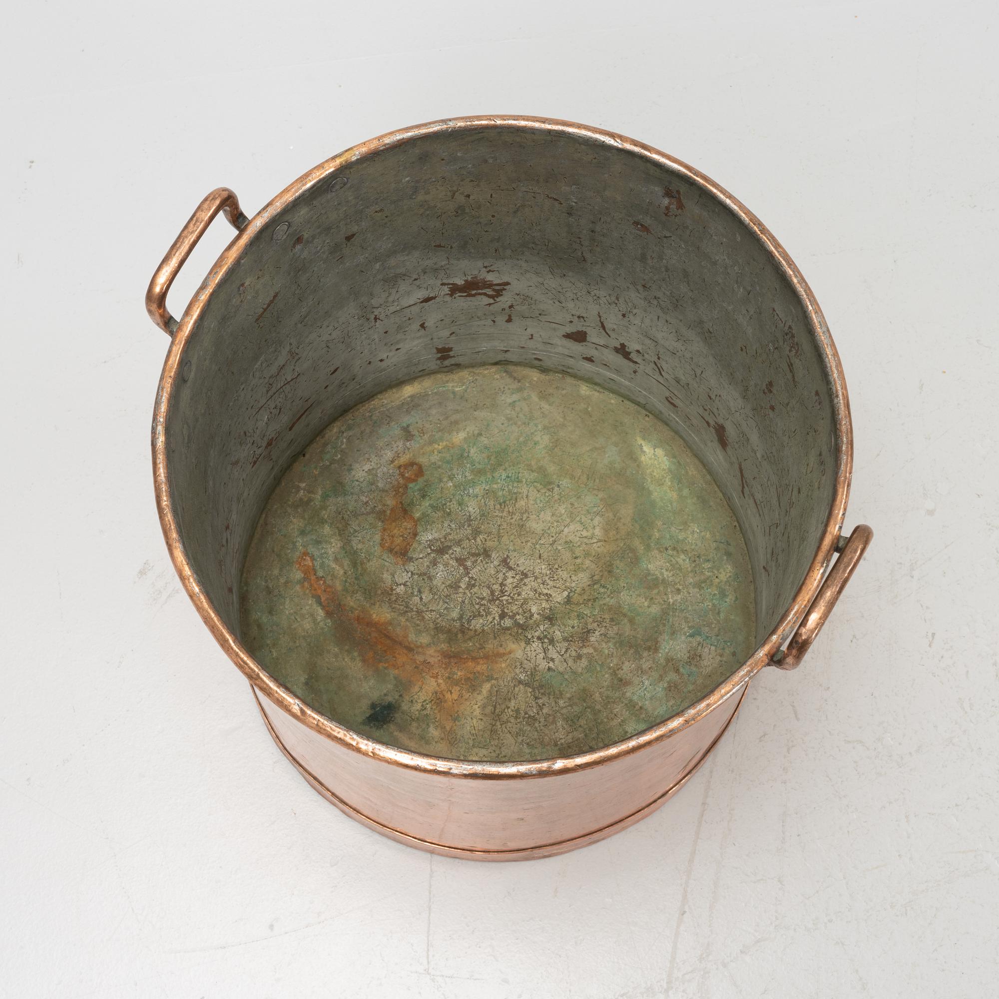 A copper vessel, 19th Century.