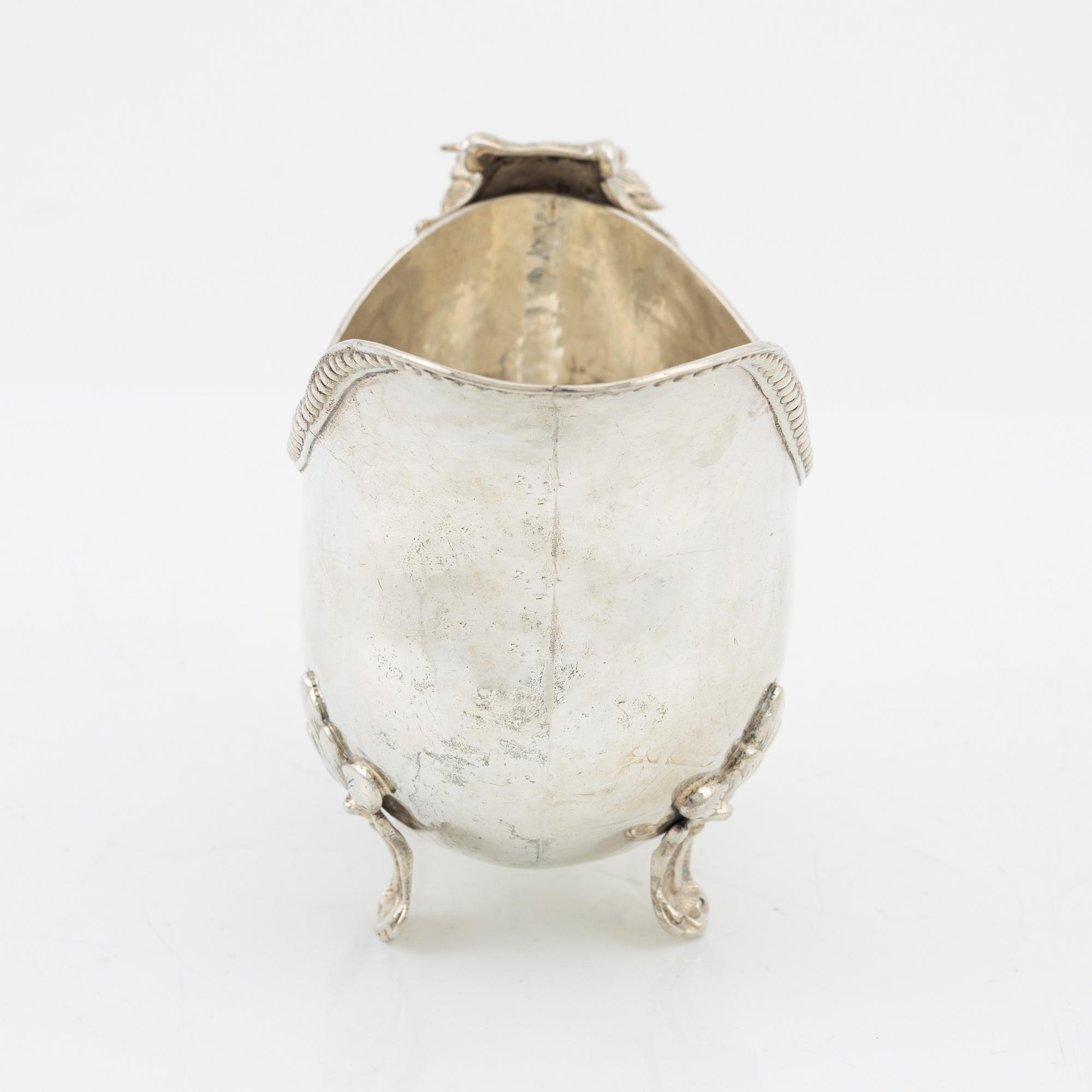 Såskanna, silver, rokokostil.