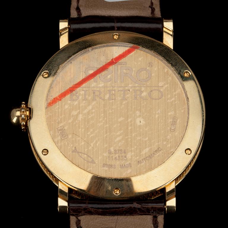 ARMBANDSUR, herr, Gerald Genta Retro Biretro, guld 18K.