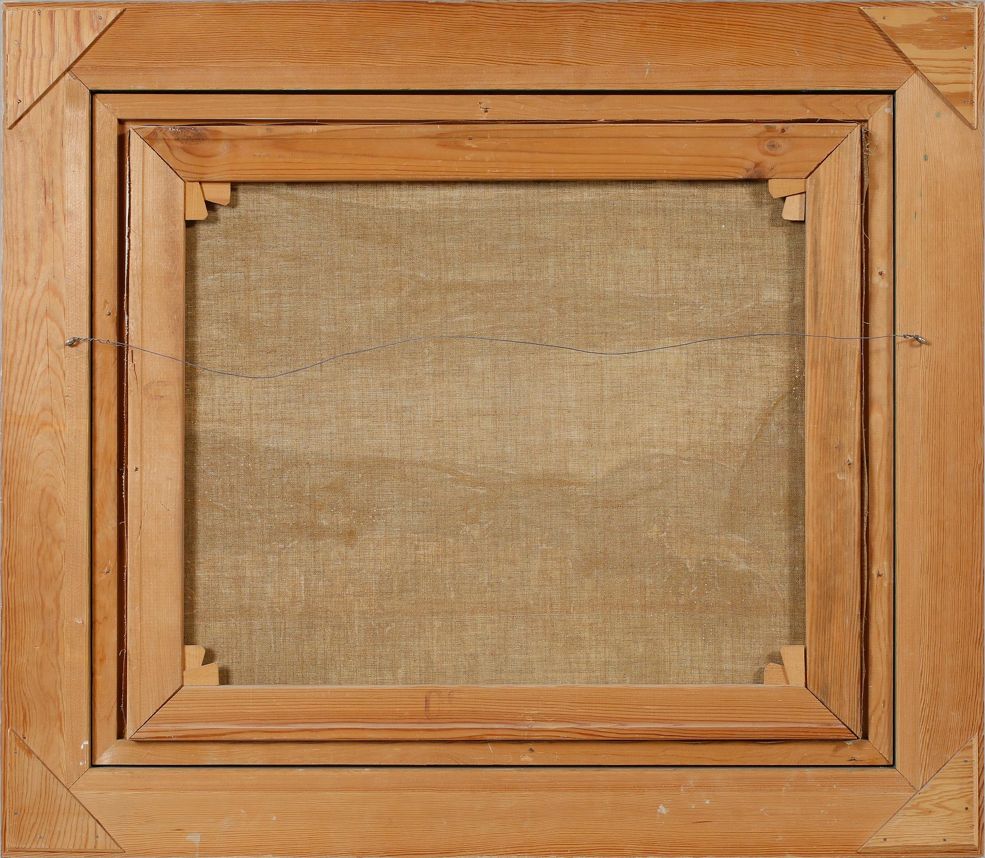 HUGO LEPIK, olja på duk, signerad.