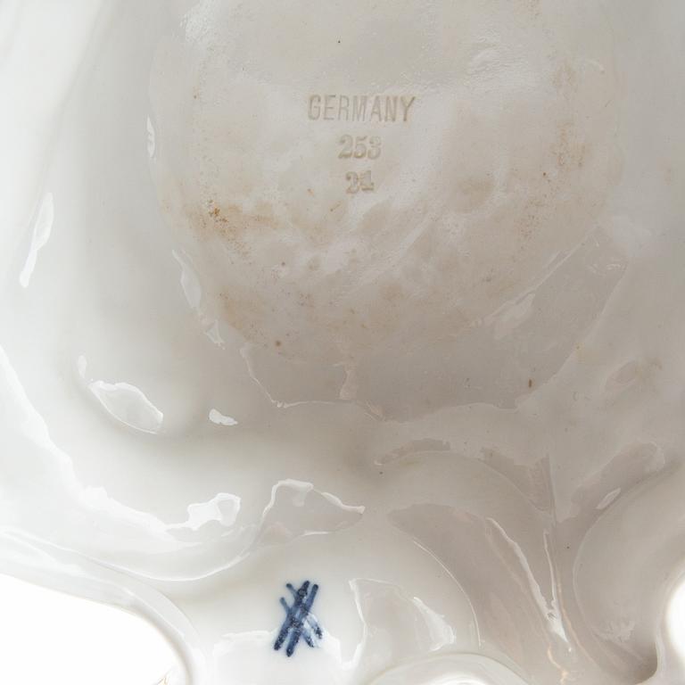 Candelabras a pair Rococo style Germany mid-20th century porcelain.