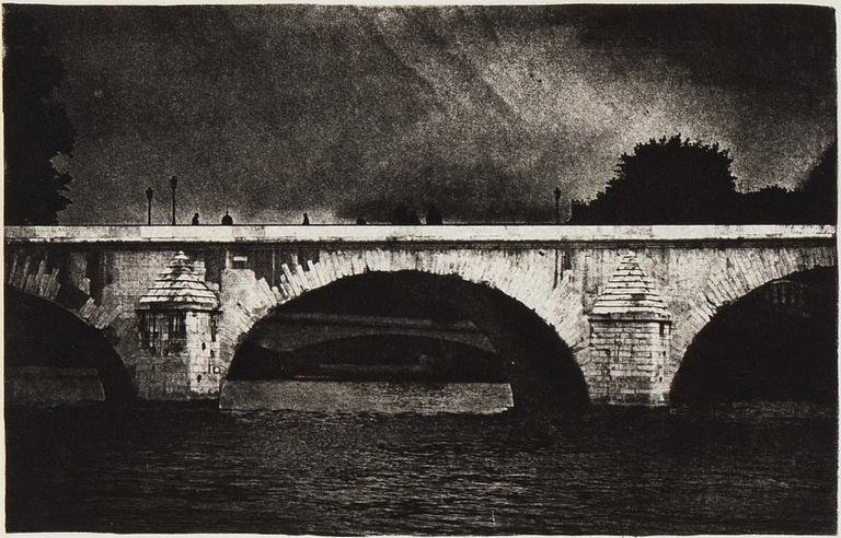 Lennart Olson, fotografi signerad och numrerad 18/75.