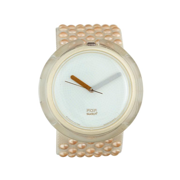 SWATCHKLOCKA, "Blanc de Blanc", Haute Couture, Pop Swatch, limited edition, en numrerad, 1990.