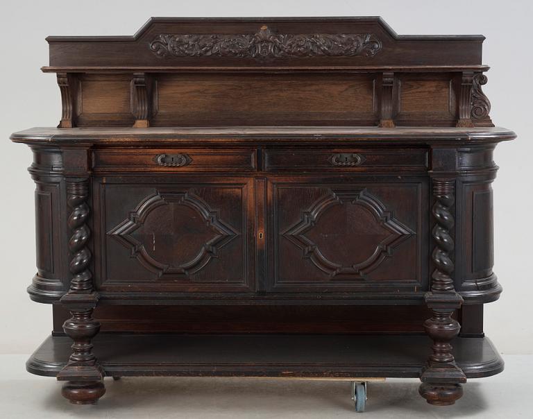MATSALSGRUPP, 13 st, barockstil, 1900-talets första hälft.