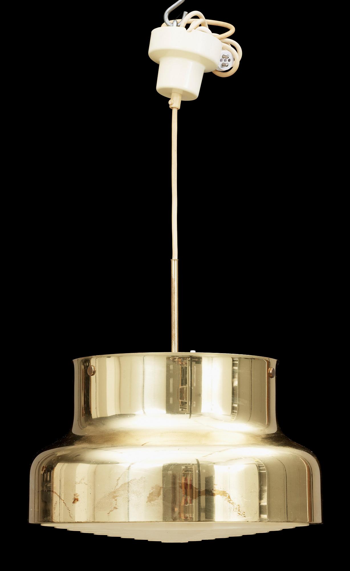 TAKLAMPA, metall, "Bumling",  Anders Pehrsson, Ateljé Lyktan. H 40.