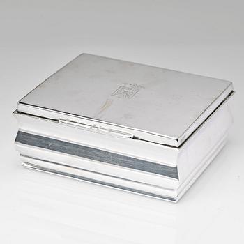 170. A Hungarian 20th century silver cigarette-case.