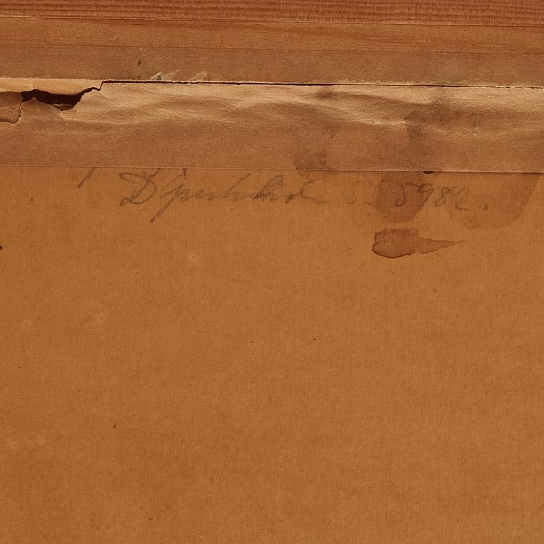 Elis Åslund, Borgholms slottsruin.