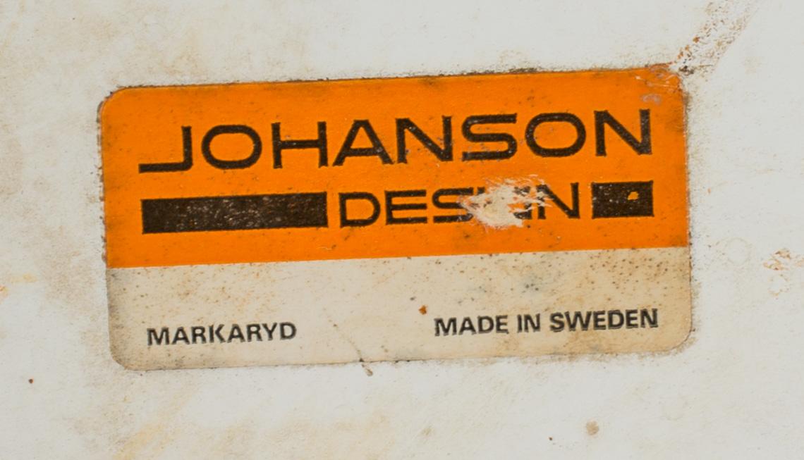 MATRUMSMÖBLEMANG, 5 delar, "Viggen", Johanson Design, Markaryd, 1900-talets andra hälft.