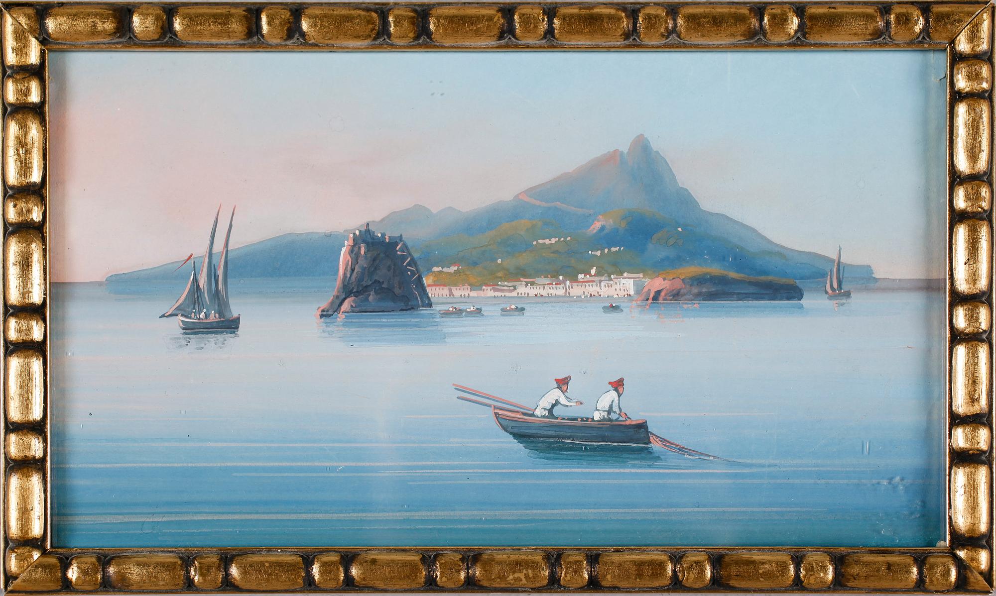 OKÄND KONSTNÄR, gouache, Italien, 1900-talets första hälft.