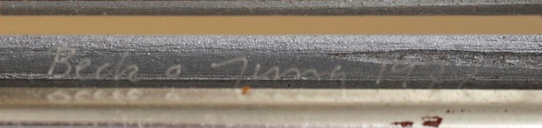 Beck & Jung, a signed numbered multiple.