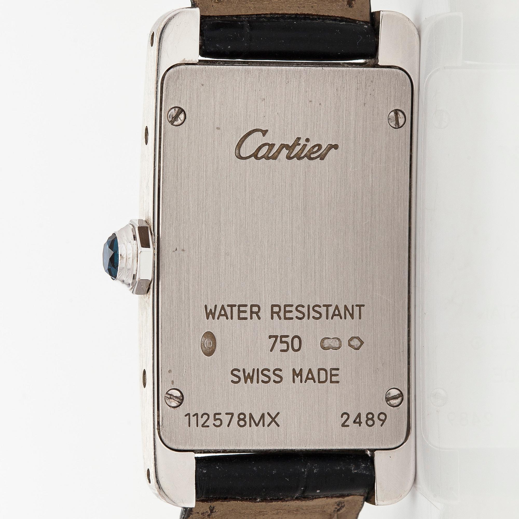 Cartier, Tank Américaine, armbandsur, 19 x 27,5 (35) mm.