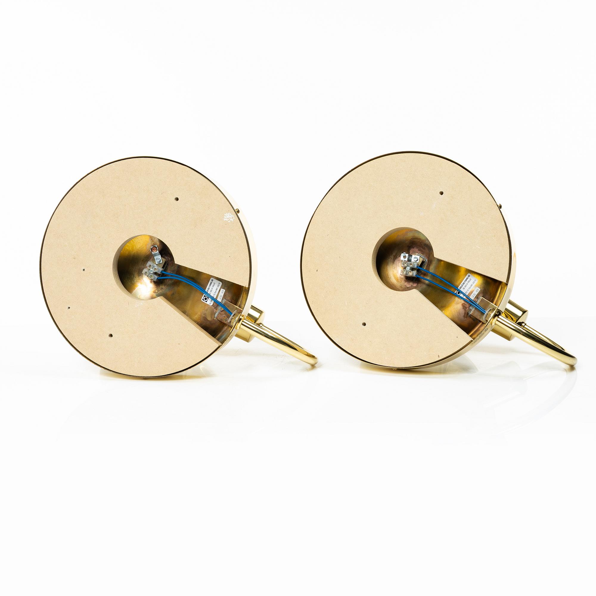 Josef Frank, Wall lamps, a pair, model 2389, Svenskt Tenn.