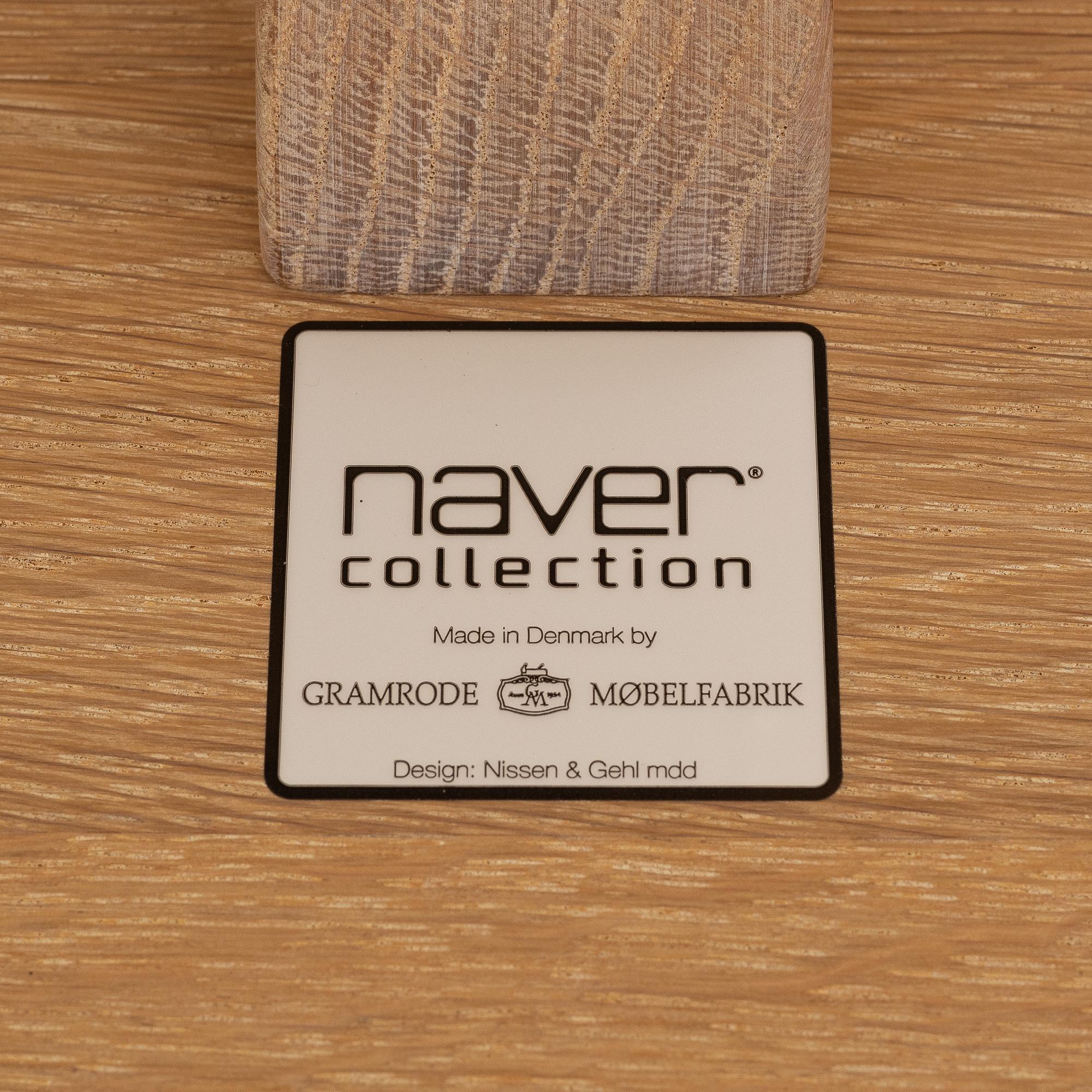 Nissen & Gehl, dining table, model "GM 210", Gramrode Møbelfabrik, Naver Collection, Danmark 2018.