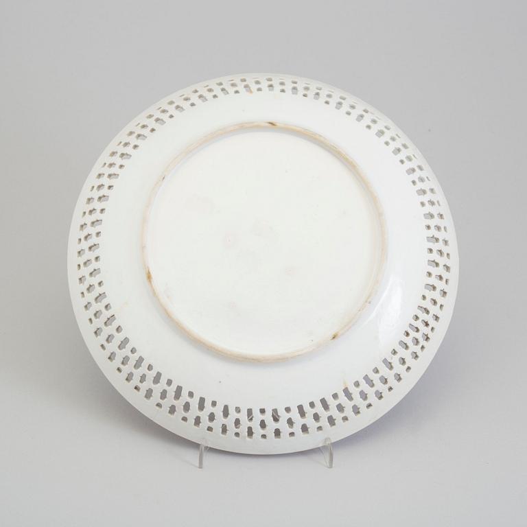 FAT, kompaniporslin. Qingdynastin, Jiaqing (1796-1820).