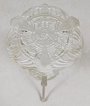 PEDISTAL, försilvrat gjutgods, jugendstil, 1900-talets första hälft.