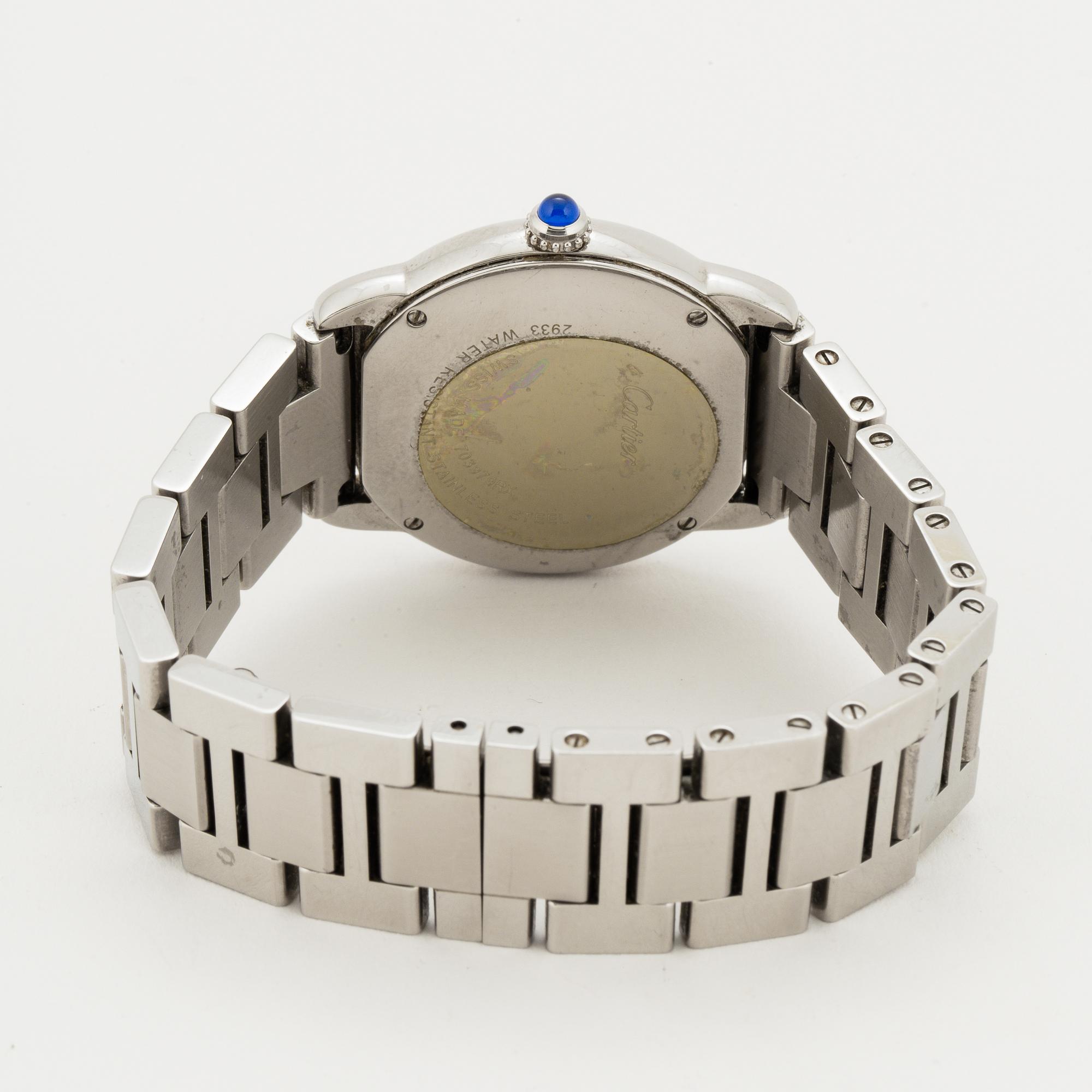 CARTIER, Ronde Solo, wristwatch, 29,5 mm.