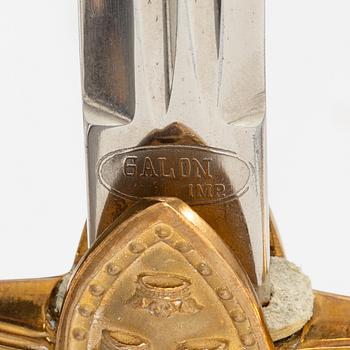 Sabel svensk, m/1889 för artilleriofficer.