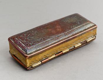 DOSA, koppar och mässing, sannolikt 1700-tal.