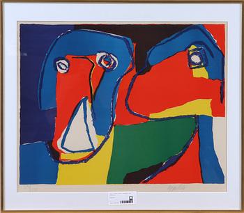 KAREL APPEL, färglitografi, sign 65/120.