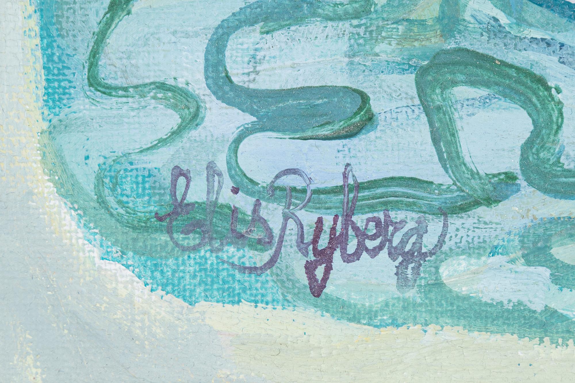 Elis Ryberg, olja på duk, signerad Elis Ryberg.