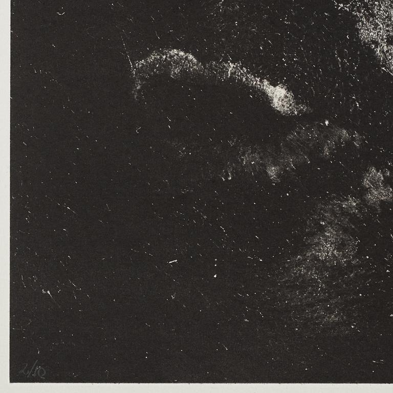Dan Wolgers, blyrör, signerad Dan Wolgers och numrerad 2/10. 5 photopolymer tryck, 2014, upplaga 10. I originalkartong.