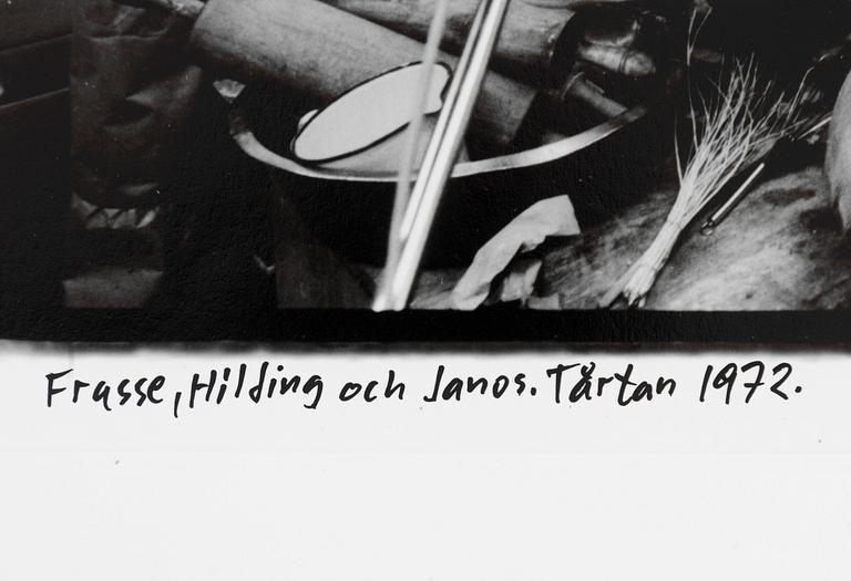 Carl Johan De Geer, "Frasse, Hilding och Janos. Tårtan 1972".