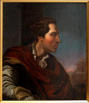 PEDER ALS, hans skola. Olja på uppfodrad duk, 1700-talets slut.