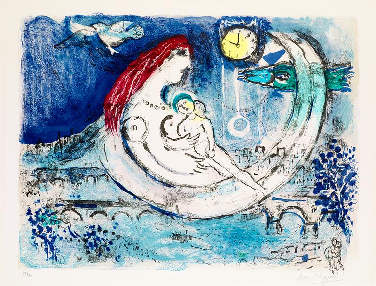 Marc Chagall, "Paysage bleu".
