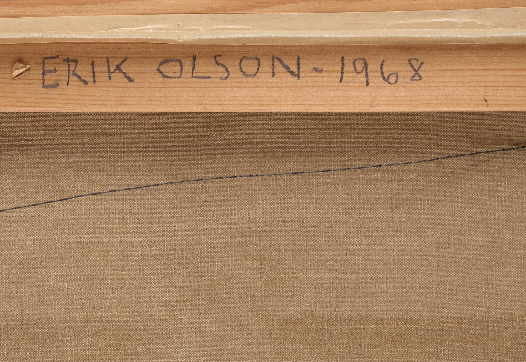 Erik Olson, "Efter oss syndafloden".