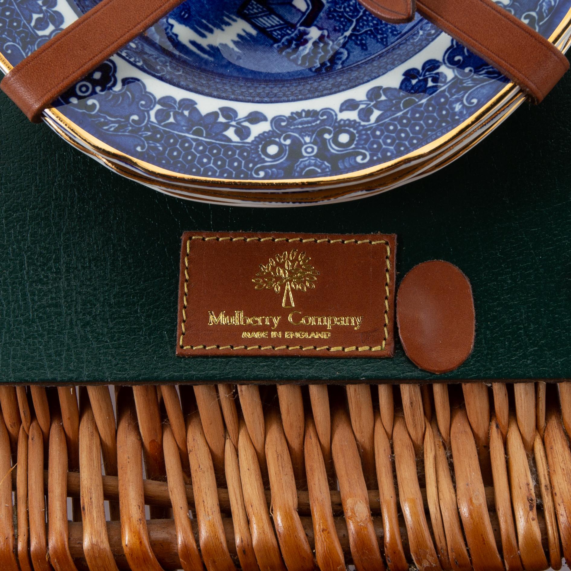 Picknickkorg Mulberry England sent 1900-tal.