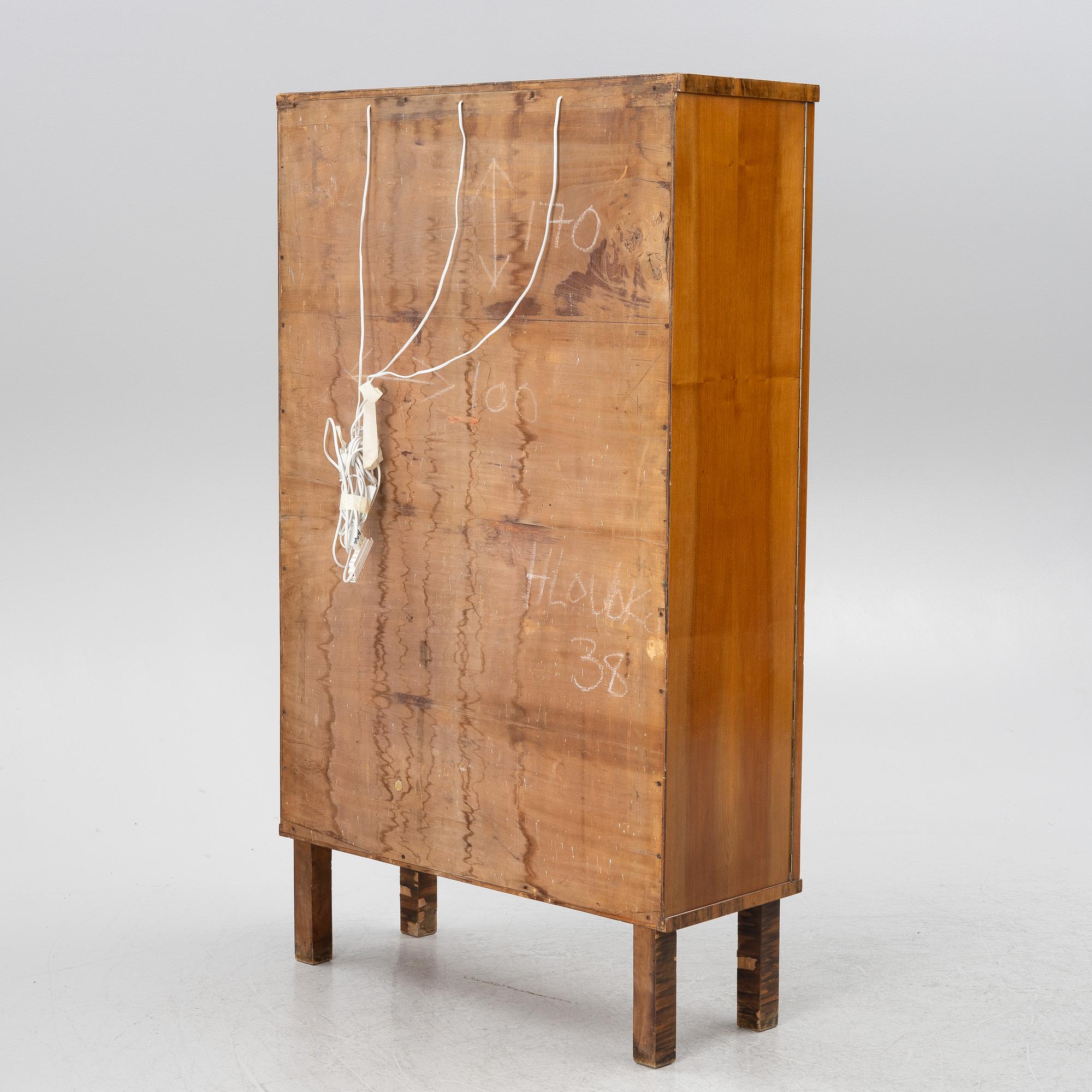 Display cabinet, 1930s.
