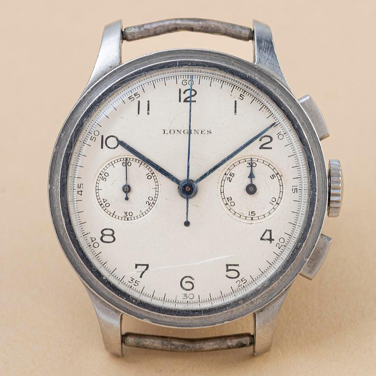 Longines, "Flyback", "13ZN", "Step case", ca 1940.