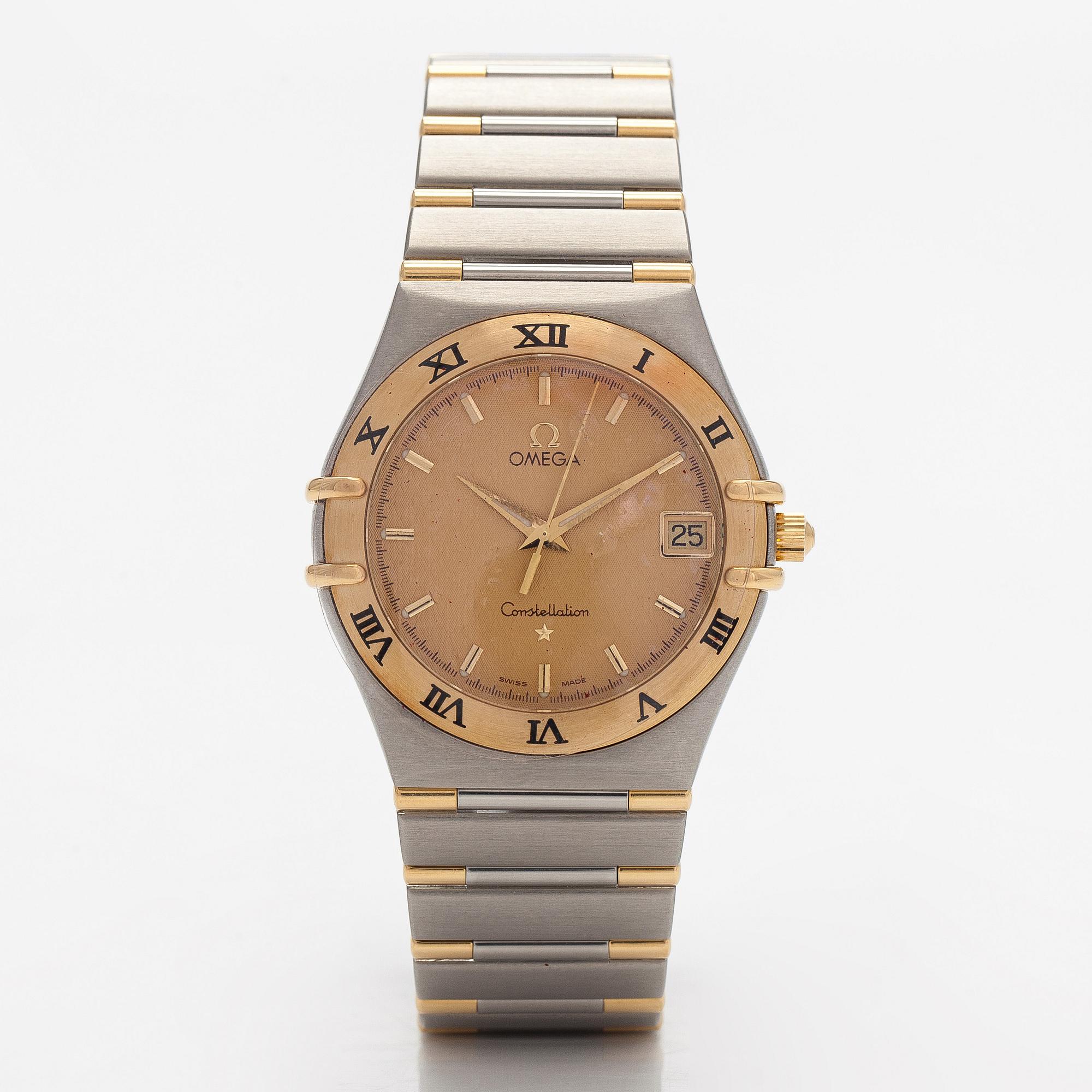 Omega, Constellation, 33 mm, steel / gold, quartz.