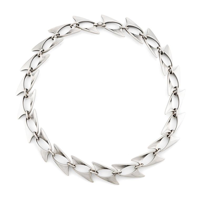 Collier, modell 273, sterlingsilver för Georg Jensen, Danmark efter 1945.