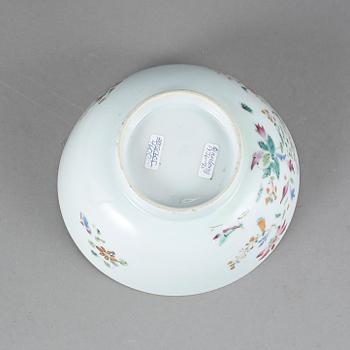 SKÅL, porslin, Qianlong, Kina 1700-tal.