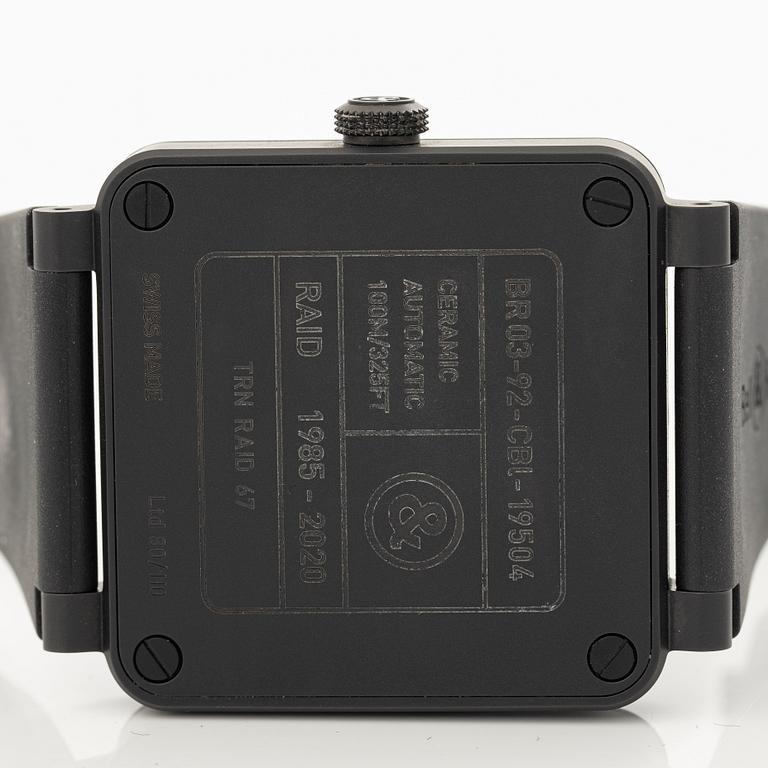 Bell & Ross, BR03-92, "RAID", "Limited Edition", armbandsur, 42 mm.