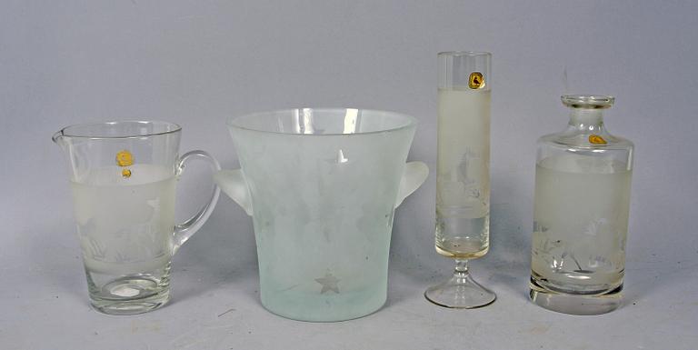 PARTI GLAS, 8+1 delar, 1900-tal.