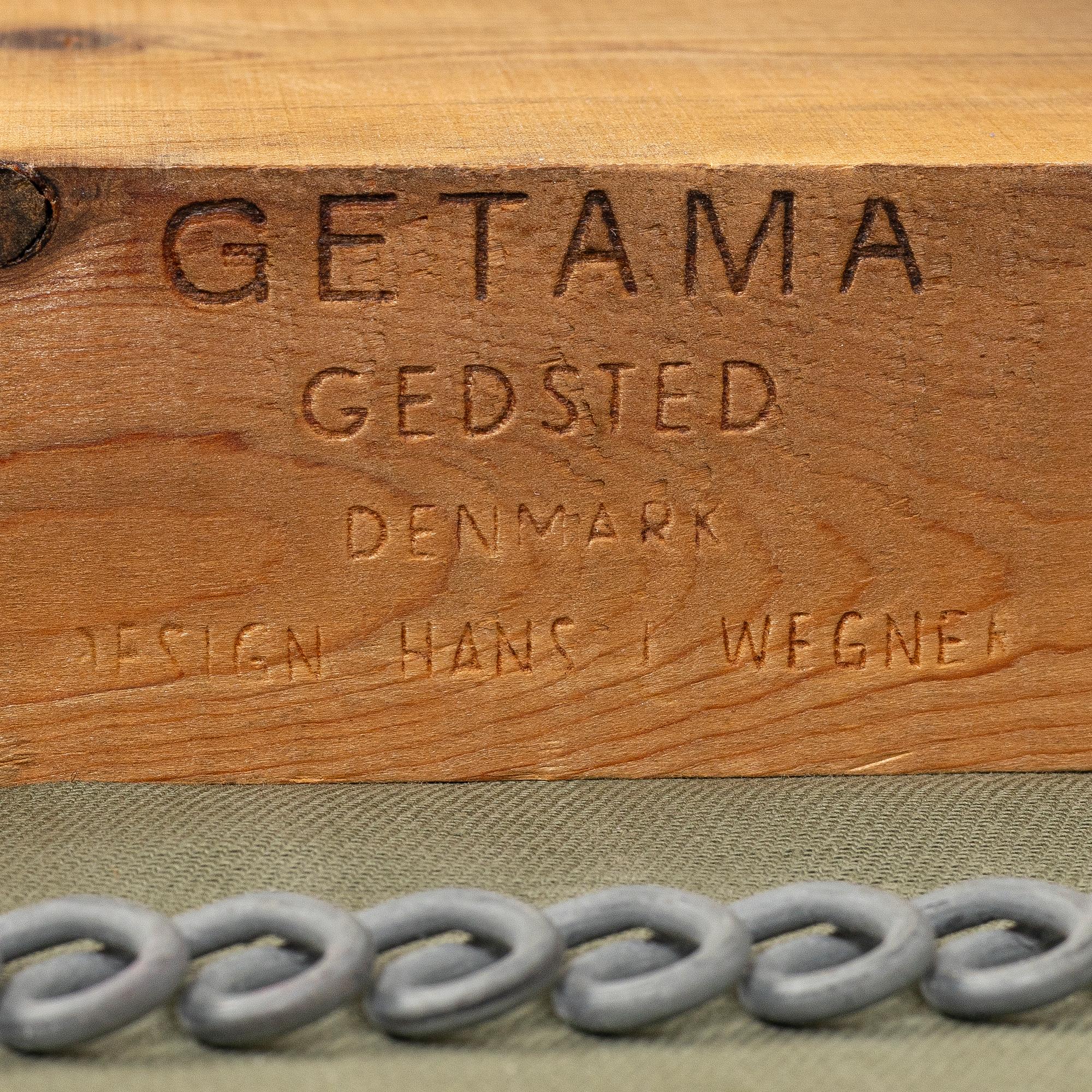 Hans J. Wegner, soffa "GE236" för Getama, Gedsted, Danmark 1900-talets senare del.