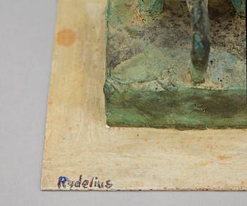 RUNE RYDELIUS. Skulptur. Brons. Signerad Rydelius.
