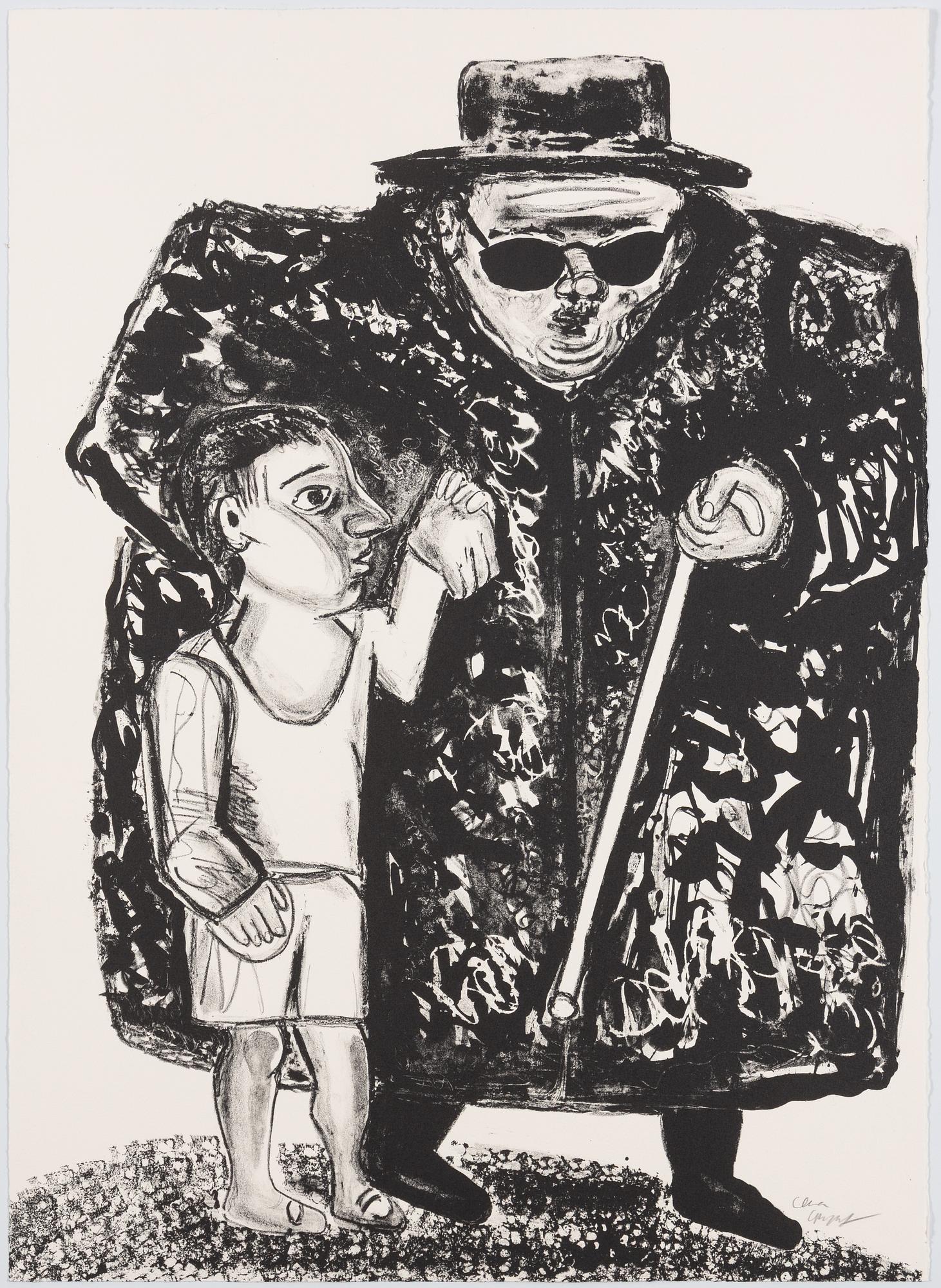 Lena Cronqvist, Utan titel, ur mappen: "August Strindberg, Ett Drömspel".