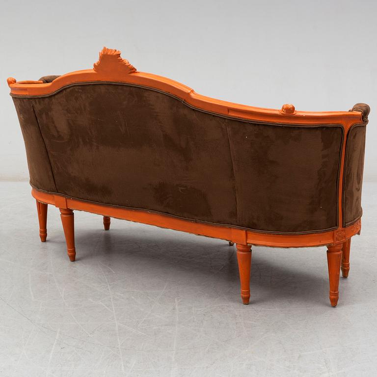 SOFA, gustavian style, first half of the 20th century.