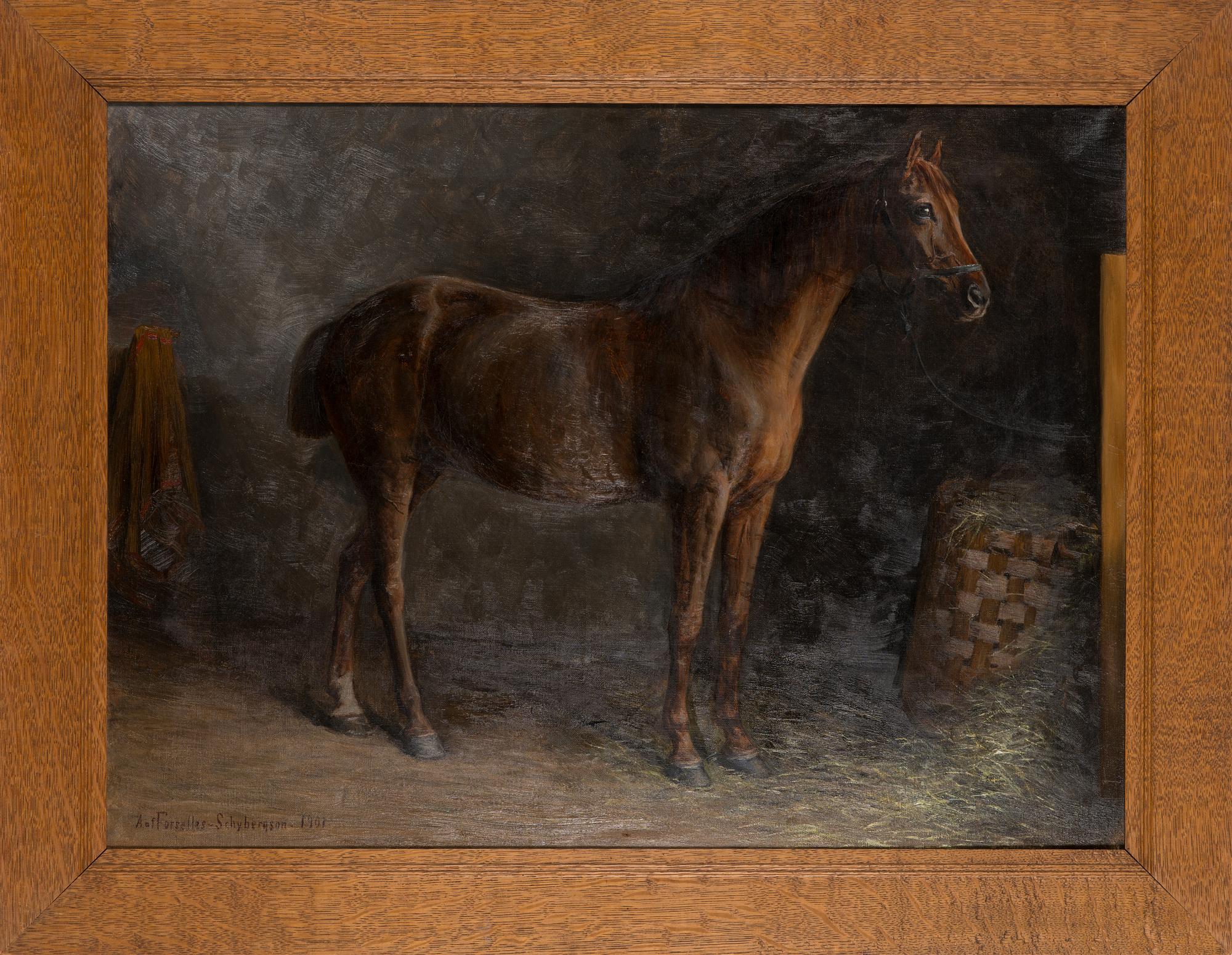 Anna af Forselles-Schybergson, oil on canvas, signed and dated 1901.