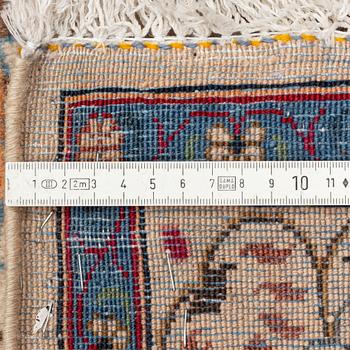 A Semi Antique Keshan carpet, c. 406 x 280 cm.