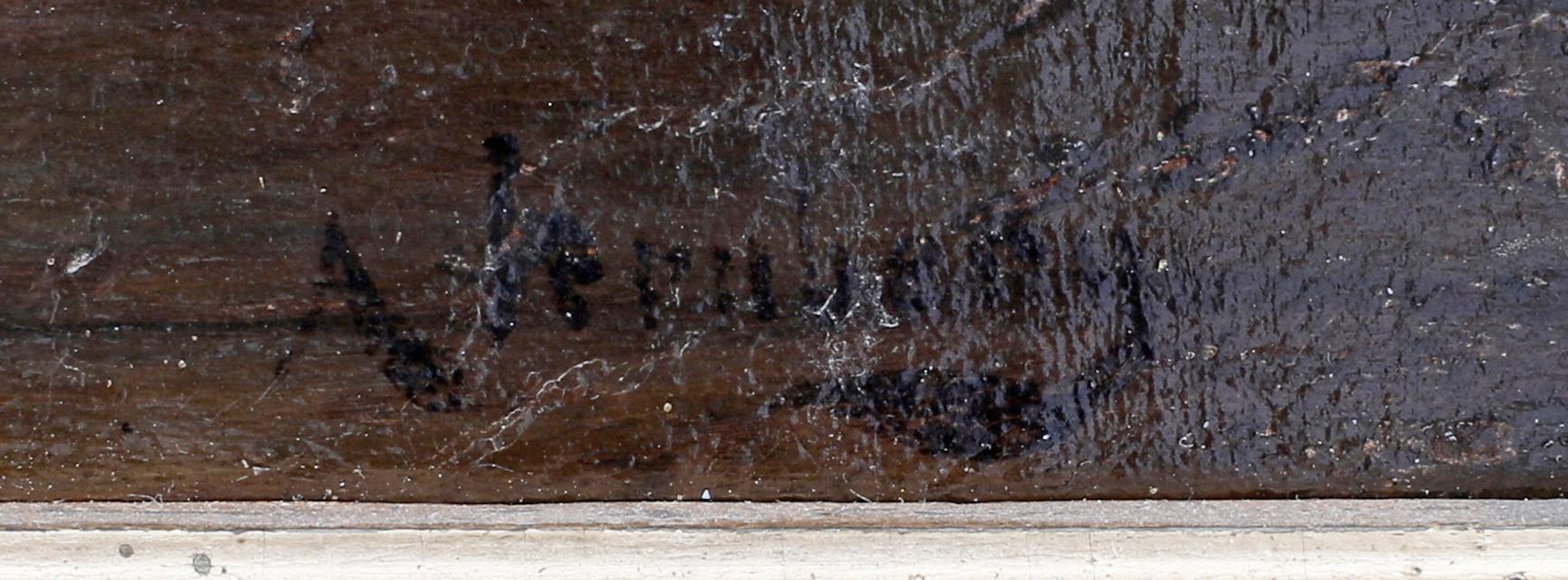 August Jernberg, Vid kaminen.