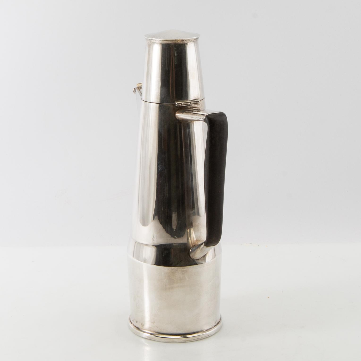 Bertil Berggren Askenström, kanna, silver, Stockholm, 1977.