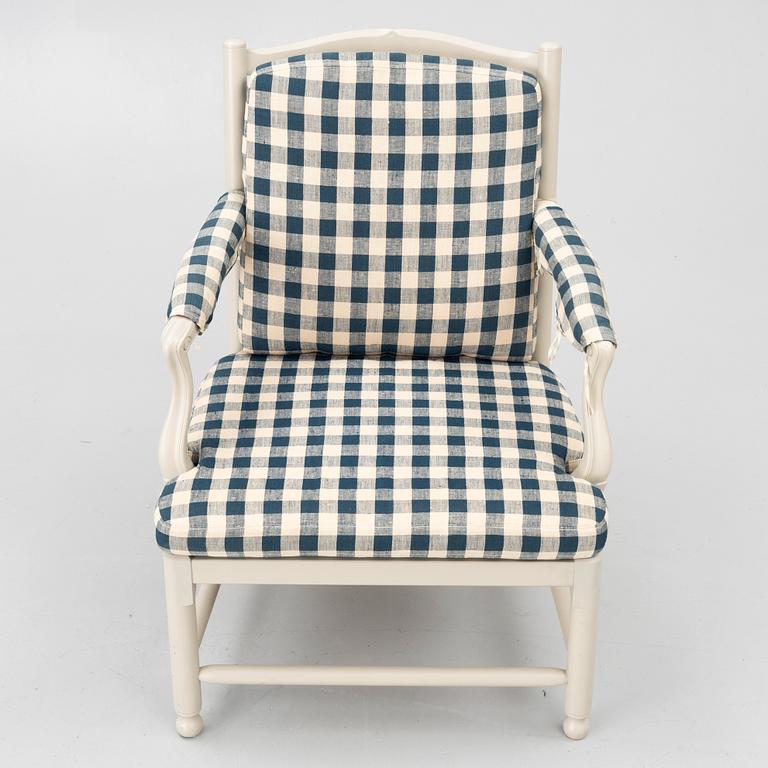 A "Medevi" armchair from IKEA's 18th-century series, 1990s.