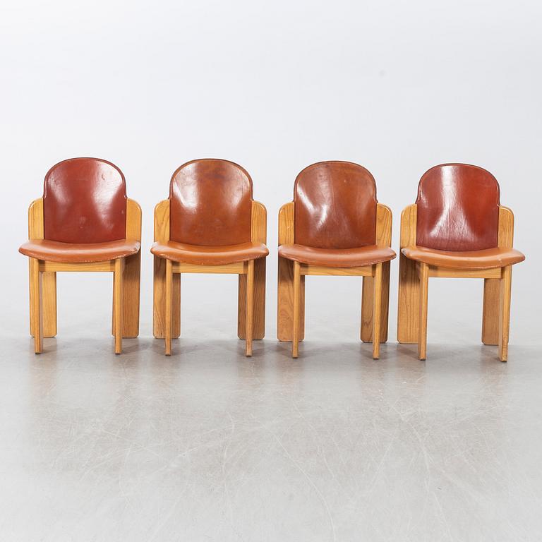 SILVIO COPPOLA, Stolar, 4 st, för Fratelli Montina, Italien, 1970-tal.