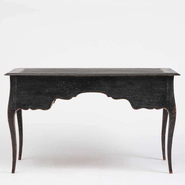 A Swedish rococo desk by L. Bolin (master in Stockholm 1759-1801).