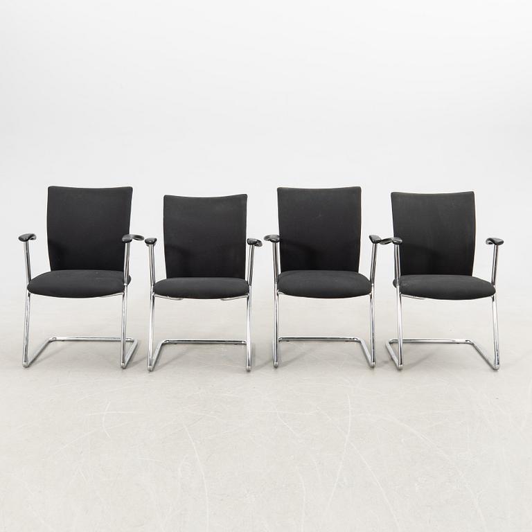 Chairs, 4 pcs, later part of the 20th century.