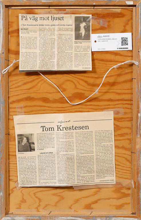 TOM KRESTESEN, olja på duk, signerad och daterad -50.